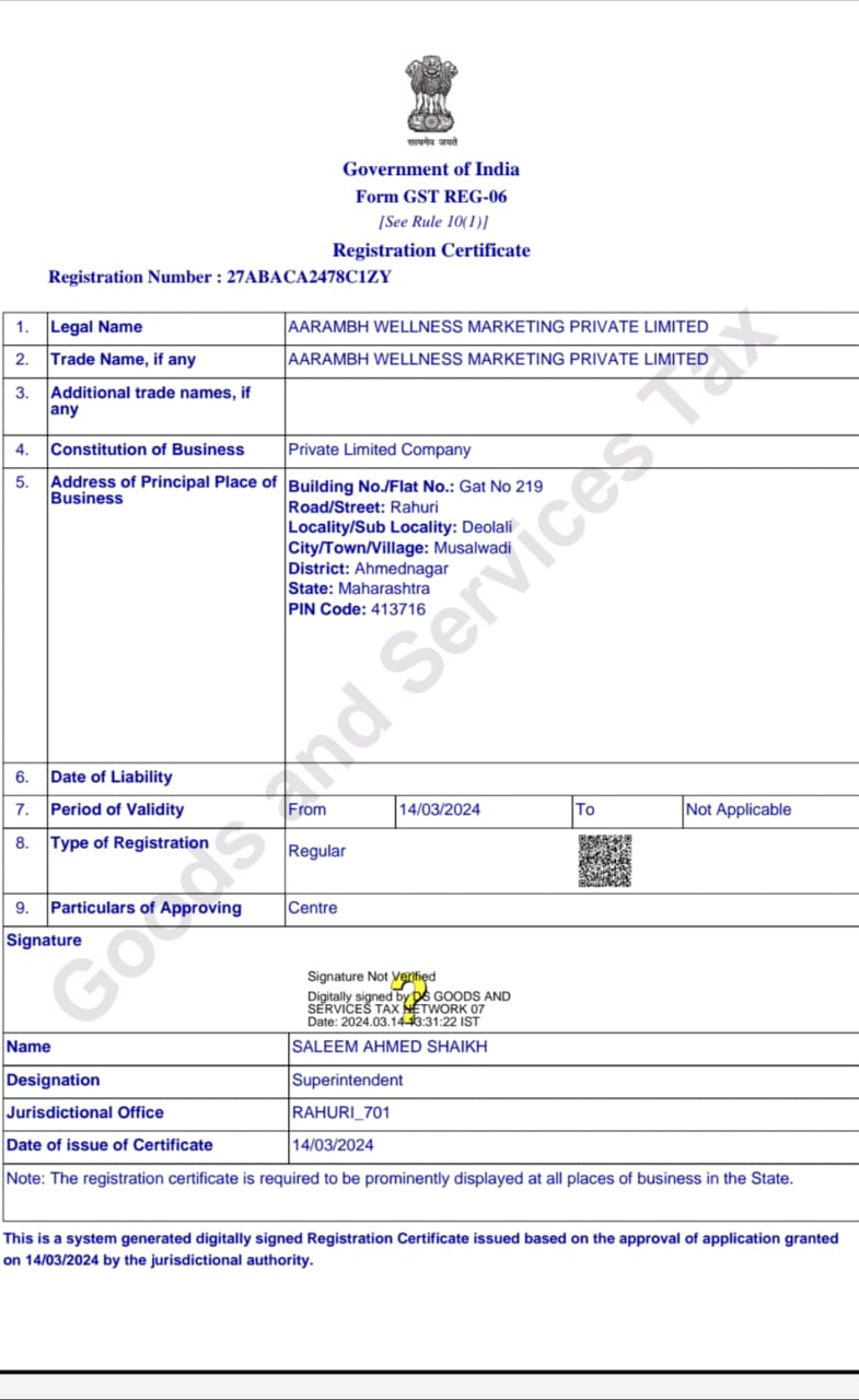 GST Certificate